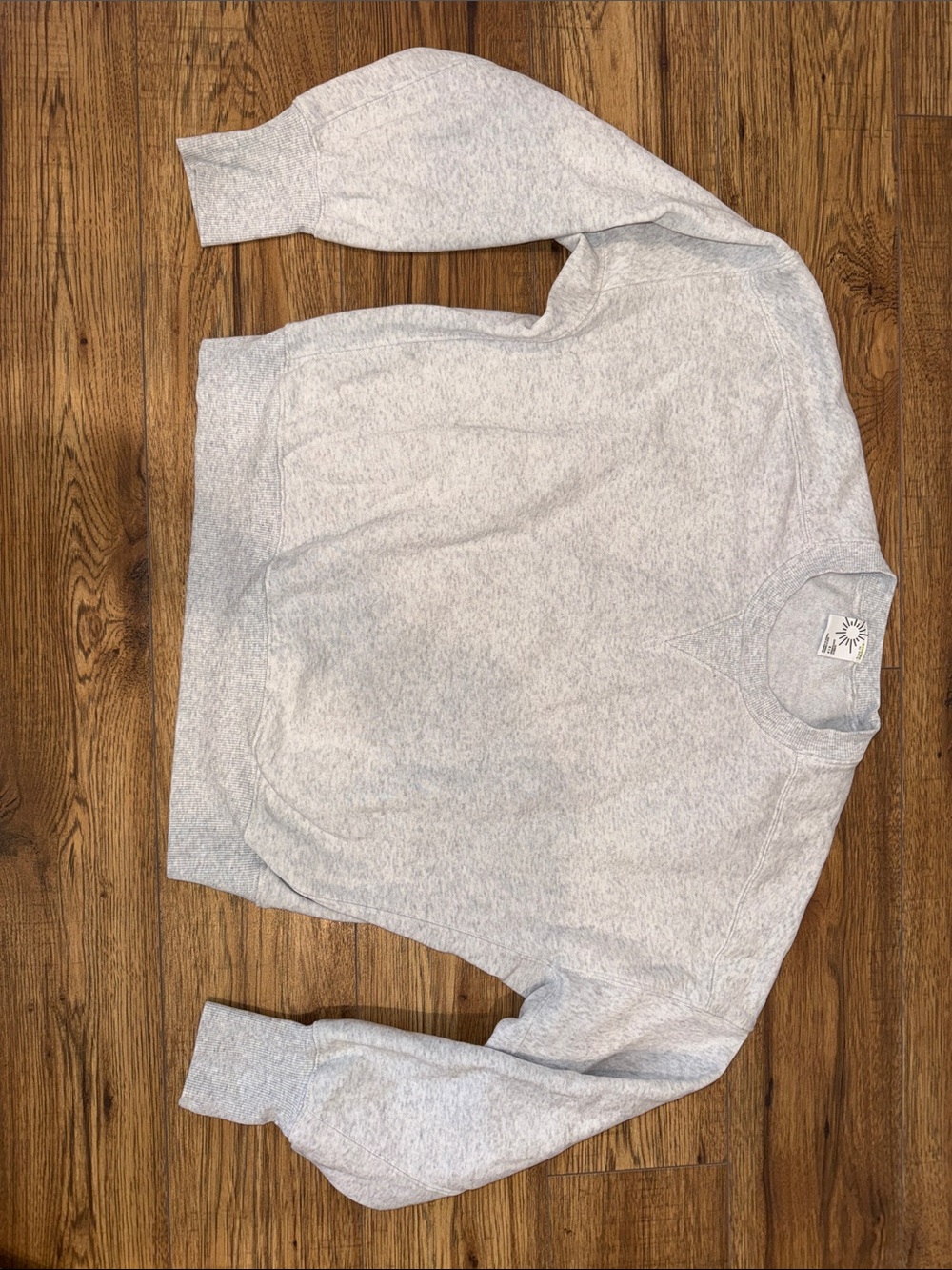Aerie crewneck Sweater in Light Heather Gray
